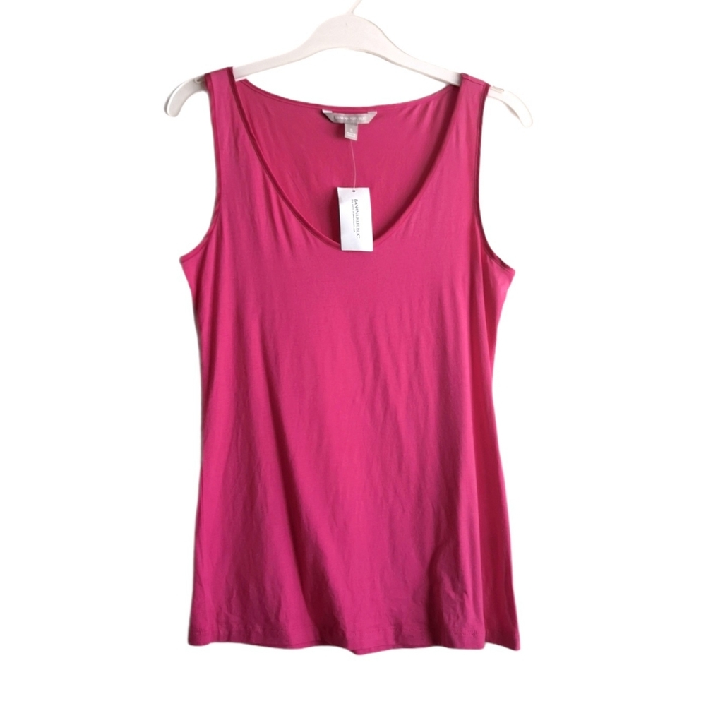 Banana Republic Pink Sleeveless Tank Top